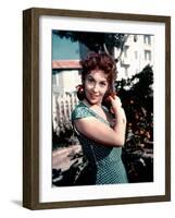 PANE AMORE E FANTASIA / PAIN AMOUR and FANTAISIE, 1953 directed by Gina Lollobrigida (photo)-null-Framed Photo
