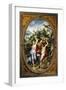 Panel Depicting Deucalion and Pyrrha-null-Framed Giclee Print