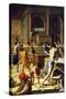 Panel Depicting Mill-Mirabello Cavalori-Stretched Canvas