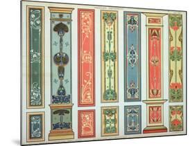 Panel Designs, Plate XII, Modern Ornament, c.1900-H.summerfield Rogerson-Mounted Giclee Print