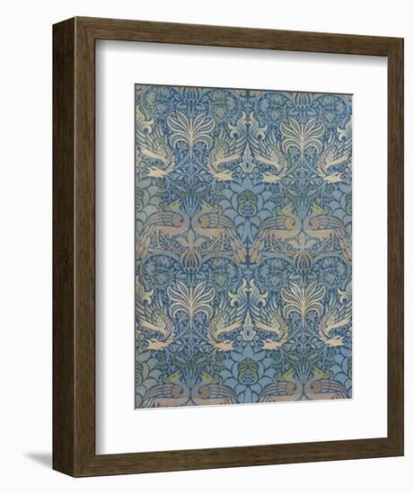 Panel Entitled "Peacock and Dragon", 1878-William Morris-Framed Art Print