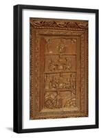 Panel from 5C Door: 4 Scenes with Moses: in the Desert: the Quail: the Manna: the Rock at Horeb-null-Framed Giclee Print