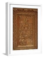 Panel from 5C Door: 4 Scenes with Moses: in the Desert: the Quail: the Manna: the Rock at Horeb-null-Framed Giclee Print