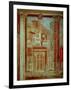 Panel from Cubiculum from the Bedroom of the Villa of P Fannius at Boscoreale, Pompeii, C.50-40 BC-Roman-Framed Giclee Print