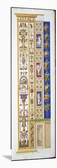 Panel from the Raphael Loggia at the Vatican, from "Delle Loggie Di Rafaele Nel Vaticano"-G. Savorelli-Mounted Giclee Print