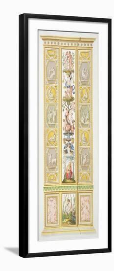 Panel from the Raphael Loggia at Vatican, from 'Delle Loggie di Rafaele nel Vaticano'-Ludovicus Tesio Taurinensis-Framed Giclee Print