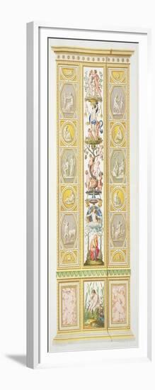 Panel from the Raphael Loggia at Vatican, from 'Delle Loggie di Rafaele nel Vaticano'-Ludovicus Tesio Taurinensis-Framed Giclee Print