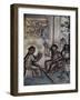Panel from Wooden Choir-Ambrogio Santagostino-Framed Giclee Print