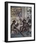 Panel from Wooden Choir-Ambrogio Santagostino-Framed Giclee Print