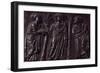 Panel from Wooden Door of Basilica of St Sabine, Rome, Italy, 5th Century-null-Framed Giclee Print