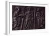 Panel from Wooden Door of Basilica of St Sabine, Rome, Italy, 5th Century-null-Framed Giclee Print