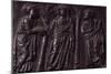 Panel from Wooden Door of Basilica of St Sabine, Rome, Italy, 5th Century-null-Mounted Giclee Print