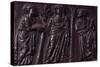 Panel from Wooden Door of Basilica of St Sabine, Rome, Italy, 5th Century-null-Stretched Canvas