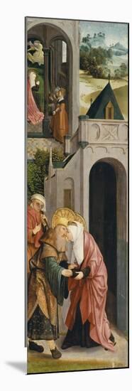 Panel of a Triptych with the Depiction of the Legend of Saint Joachim and Saint Anne-Master of Alkmaar-Mounted Premium Giclee Print