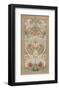 Panel of floral embroidery, circa 1875 –80-William Morris-Framed Giclee Print