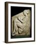 Panel of Ludovisi Throne : A Naked Woman Playing a Flute-null-Framed Photographic Print