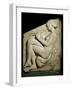 Panel of Ludovisi Throne : A Naked Woman Playing a Flute-null-Framed Photographic Print