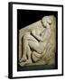 Panel of Ludovisi Throne : A Naked Woman Playing a Flute-null-Framed Photographic Print