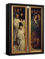 Panel of Monks and Panel of Fishermen, Detail from Altarpiece of St Vincent, 1460-1470-Nuno Goncalves-Framed Stretched Canvas