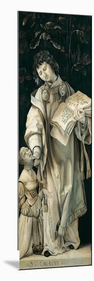 Panel of the Heller Altar Depicting St. Cyriacus-Matthias Grünewald-Mounted Giclee Print