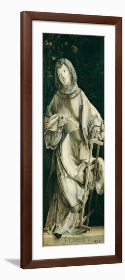 Panel of the Heller Altar Depicting St. Laurence-Matthias Grünewald-Framed Giclee Print