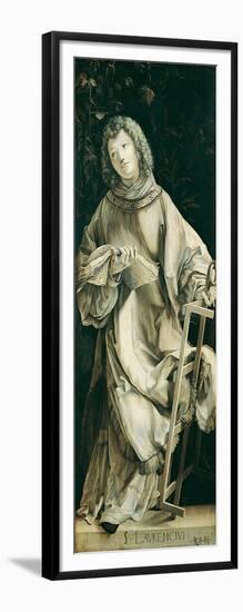 Panel of the Heller Altar Depicting St. Laurence-Matthias Grünewald-Framed Giclee Print