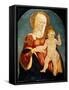 Panel Showing Madonna with Child-Neri Di Bicci-Framed Stretched Canvas