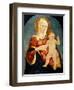 Panel Showing Madonna with Child-Neri Di Bicci-Framed Giclee Print