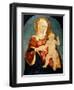 Panel Showing Madonna with Child-Neri Di Bicci-Framed Giclee Print