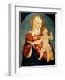 Panel Showing Madonna with Child-Neri Di Bicci-Framed Giclee Print