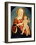 Panel Showing Madonna with Child-Neri Di Bicci-Framed Giclee Print