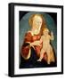 Panel Showing Madonna with Child-Neri Di Bicci-Framed Giclee Print