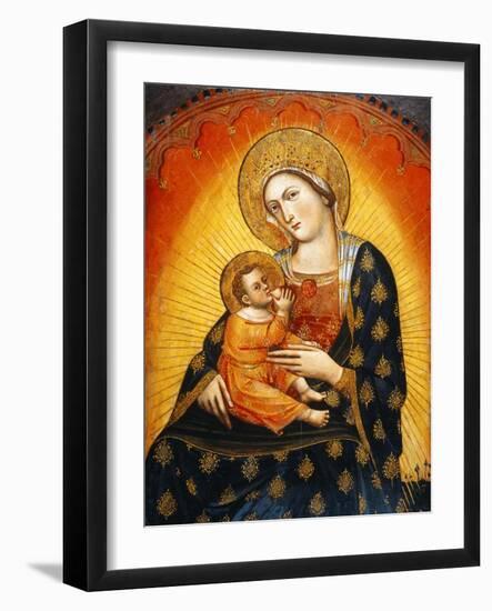 Panel with Madonna and Child-Cesare Bartolena-Framed Giclee Print