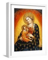 Panel with Madonna and Child-Cesare Bartolena-Framed Giclee Print