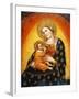 Panel with Madonna and Child-Cesare Bartolena-Framed Giclee Print