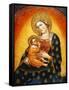 Panel with Madonna and Child-Cesare Bartolena-Framed Stretched Canvas