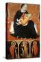 Panel with Madonna of the Humility and Saints Christopher-Cristoforo Di Jacopo Biondi Da Bologna-Stretched Canvas