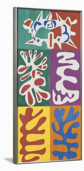 Panel with Mask, c.1947-Henri Matisse-Framed Art Print