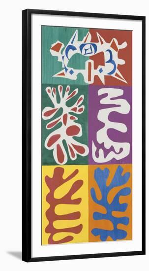 Panel with Mask, c.1947-Henri Matisse-Framed Art Print