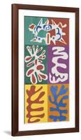 Panel with Mask, c.1947-Henri Matisse-Framed Art Print