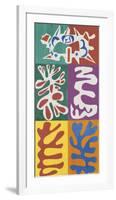 Panel with Mask, c.1947-Henri Matisse-Framed Art Print