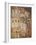 Panel with Mosaic Depicting Hospitality of Abraham, Central Nave, Basilica of Santa Maria Maggiore-null-Framed Giclee Print