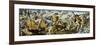 Panel with Reproduction of Triumph of Bacchus and Ariadne by Annibale Carracci-Carlo Antonio Grue-Framed Giclee Print