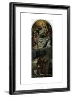 Panel with the Mass of Saint Gregory the Great, 1590-null-Framed Giclee Print