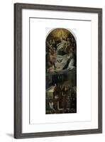 Panel with the Mass of Saint Gregory the Great, 1590-null-Framed Giclee Print