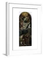 Panel with the Mass of Saint Gregory the Great, 1590-null-Framed Giclee Print