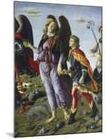 Panel with Three Angels and Tobias, Circa 1470-Francesco Botticini-Mounted Giclee Print