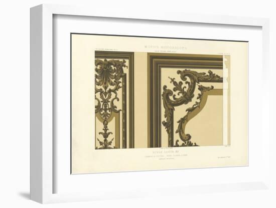 Panelling Design-null-Framed Premium Giclee Print