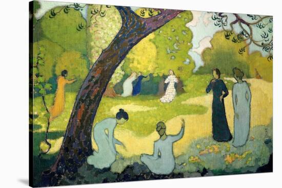 Panels for a Girl's Bedroom: July-Maurice Denis-Stretched Canvas