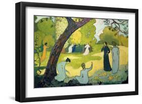 Panels for a Girl's Bedroom: July-Maurice Denis-Framed Giclee Print